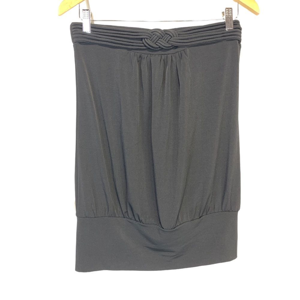 Esprit Black Strapless Twist Knot Top